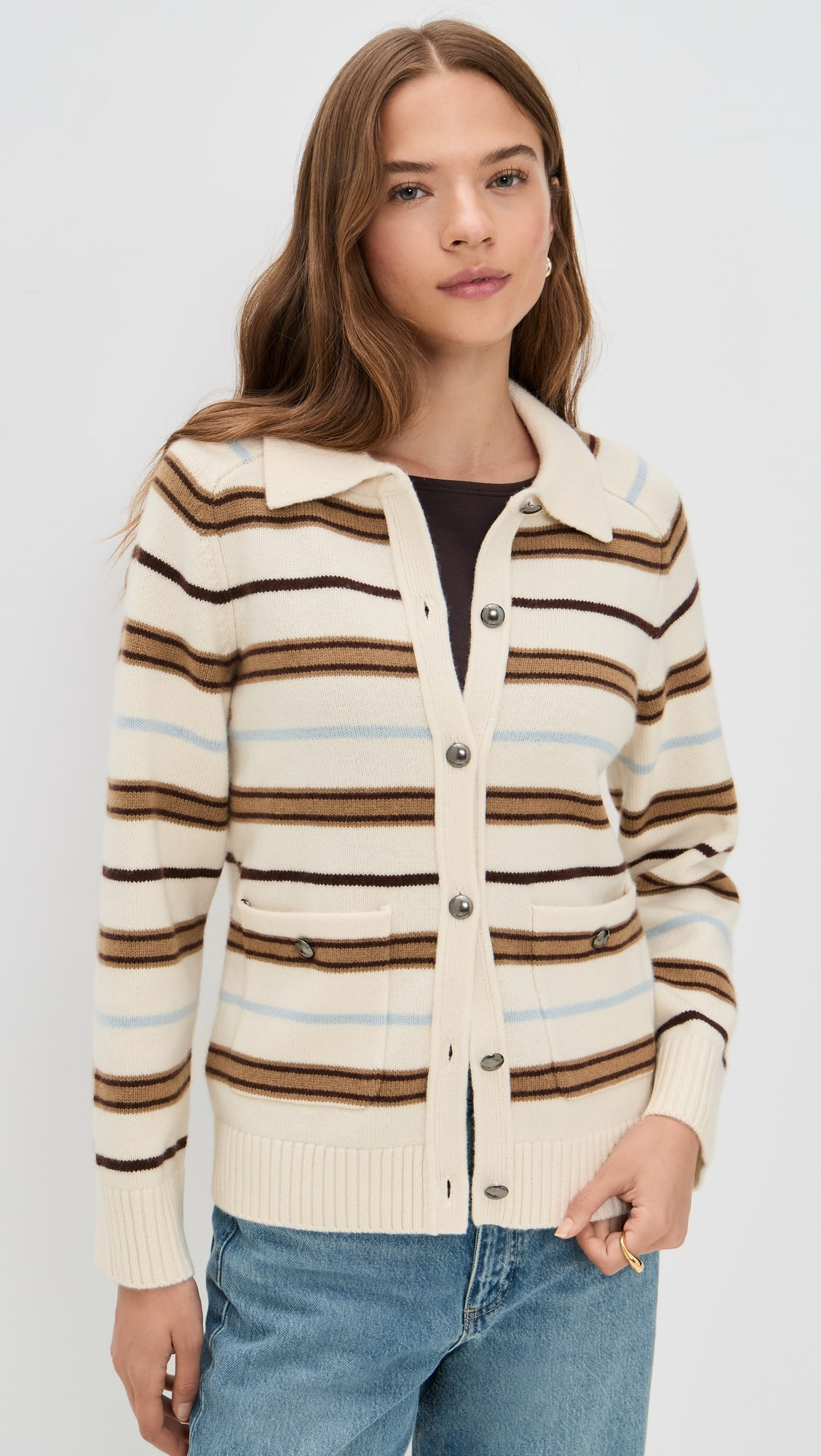 Peggy Striped Oversized Cardigan | Shopbop