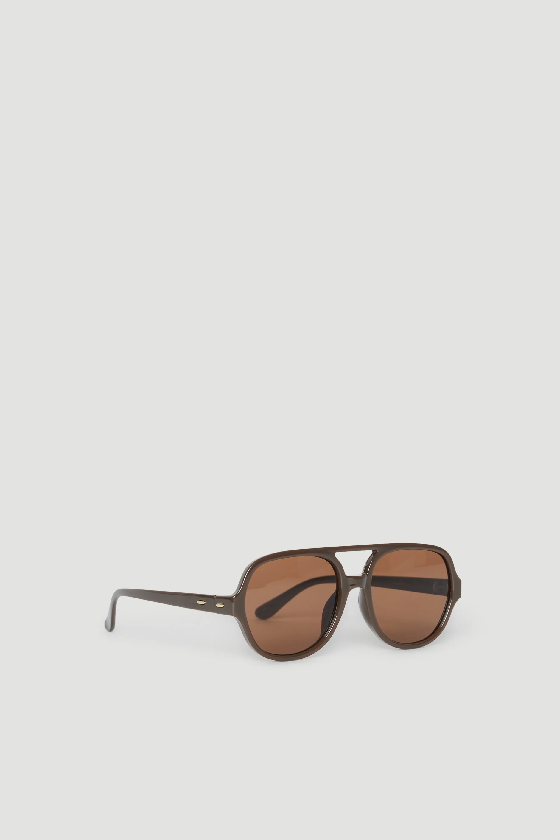 Stacey Aviator Sunglasses - Chocolate | DECJUBA