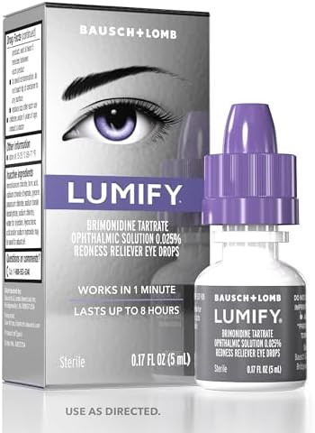 LUMIFY Eye Drops for Red Eyes, Redness Reliever for Brighter Looking Eyes, Works in 1 Minute & La... | Amazon (US)