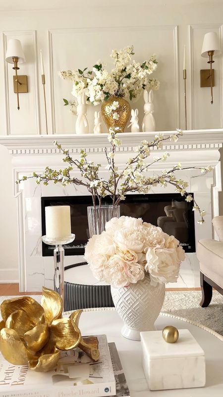 Living Room spring decor 

#LTKhome #LTKSeasonal #LTKVideo