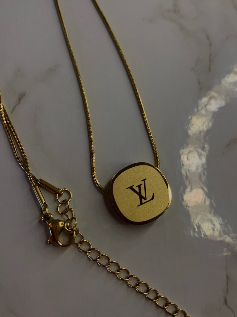 Vintage Reworked Designer Gold Plated Adjustable Length Necklace | Etsy (US)