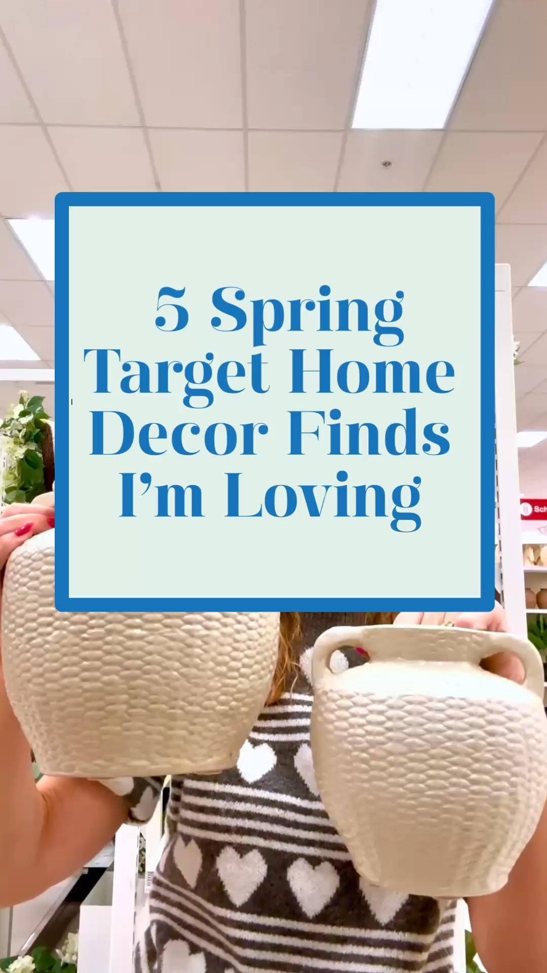 5 Spring Home Finds at Target 🌿✨
Sharing the pillows, baskets, throw blankets, vases, and scalloped wood mirror I’m loving right now. Soft neutrals, coastal blues, and classic textures for an easy home refresh.

#LTKU #LTKHome #LTKOver40