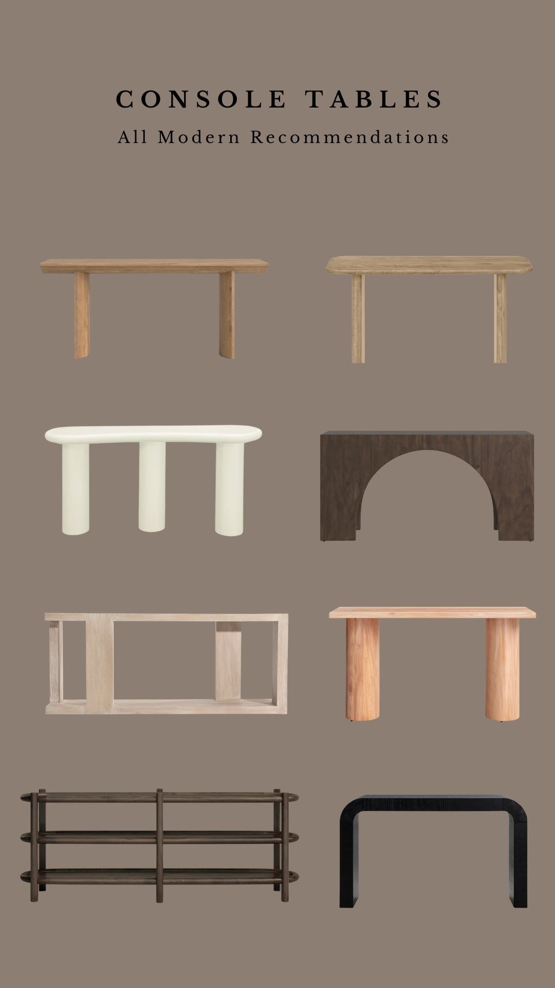 All Modern Console Table Recommendations! 

#LTKHome