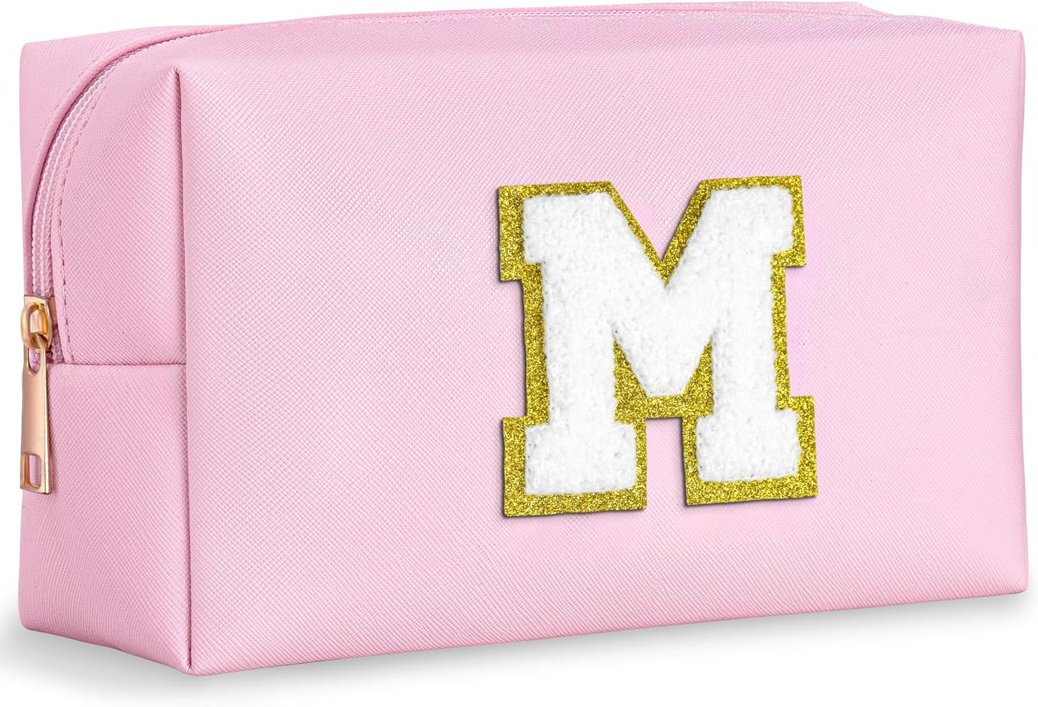 TOPEAST Monogrammed Gifts for Women, Preppy Makeup Bag Small Cosmetic Bag Travel Toiletry Bag, Pe... | Amazon (US)
