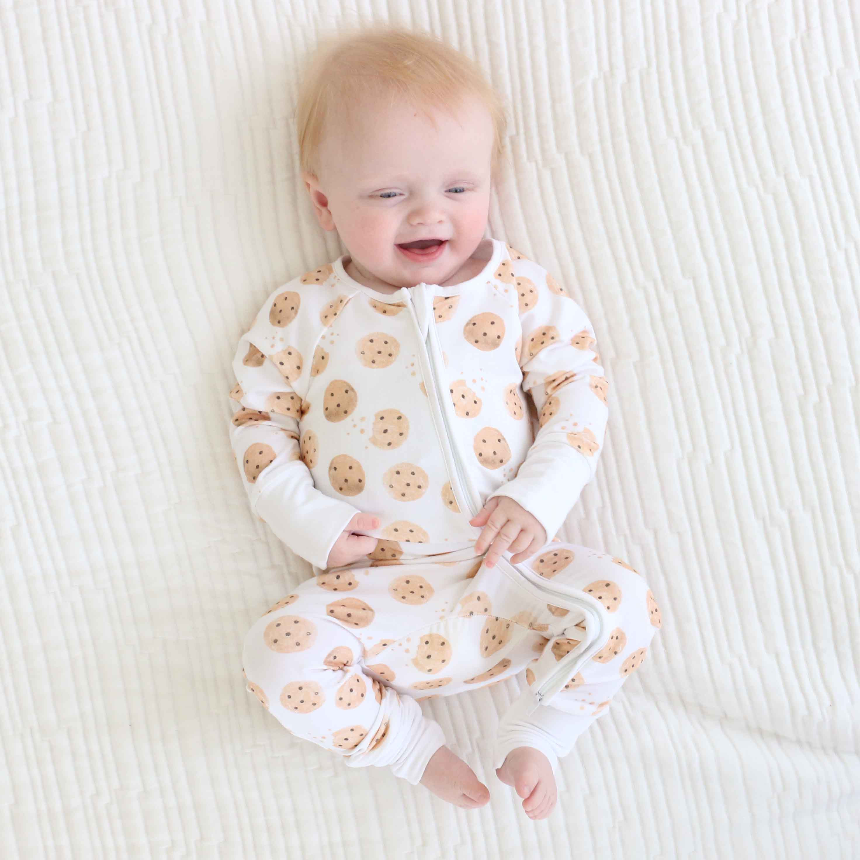 Cookie Crumble Convertible Zip Romper | Caden Lane