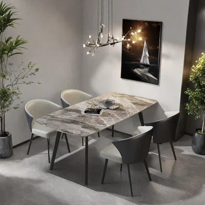 Graceful Slate Dining Table Sets. | Wayfair North America