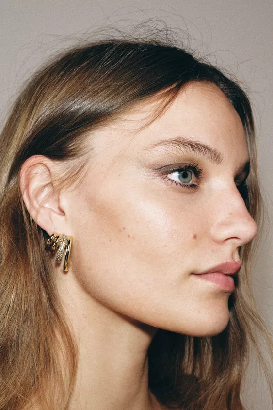 SPARKLY EAR CUFF EARRINGS | Zara Canada