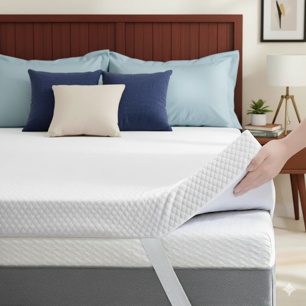 2 inches Full Size Gel Memory Foam Mattress Topper for Pressure Relief | Walmart (US)