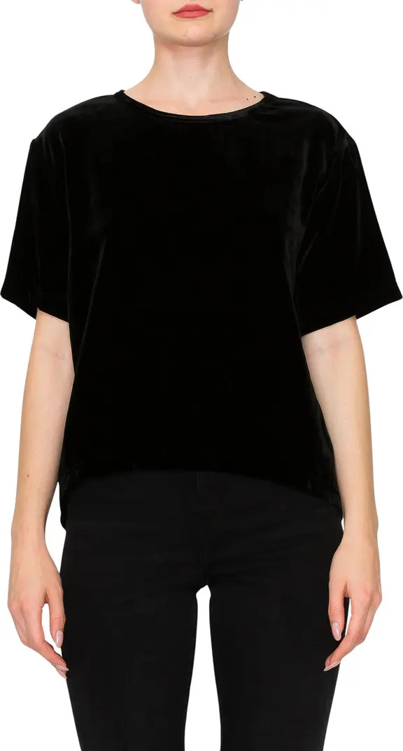 Crewneck Velvet T-Shirt | Nordstrom Rack