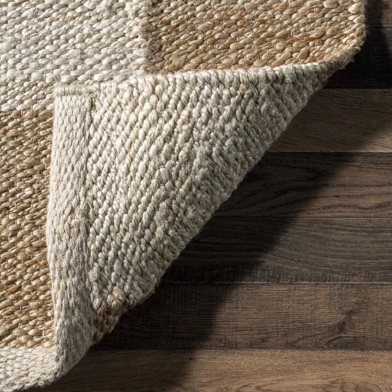 Bundhu Traditional Checkered Jute Area Rug | Wayfair North America