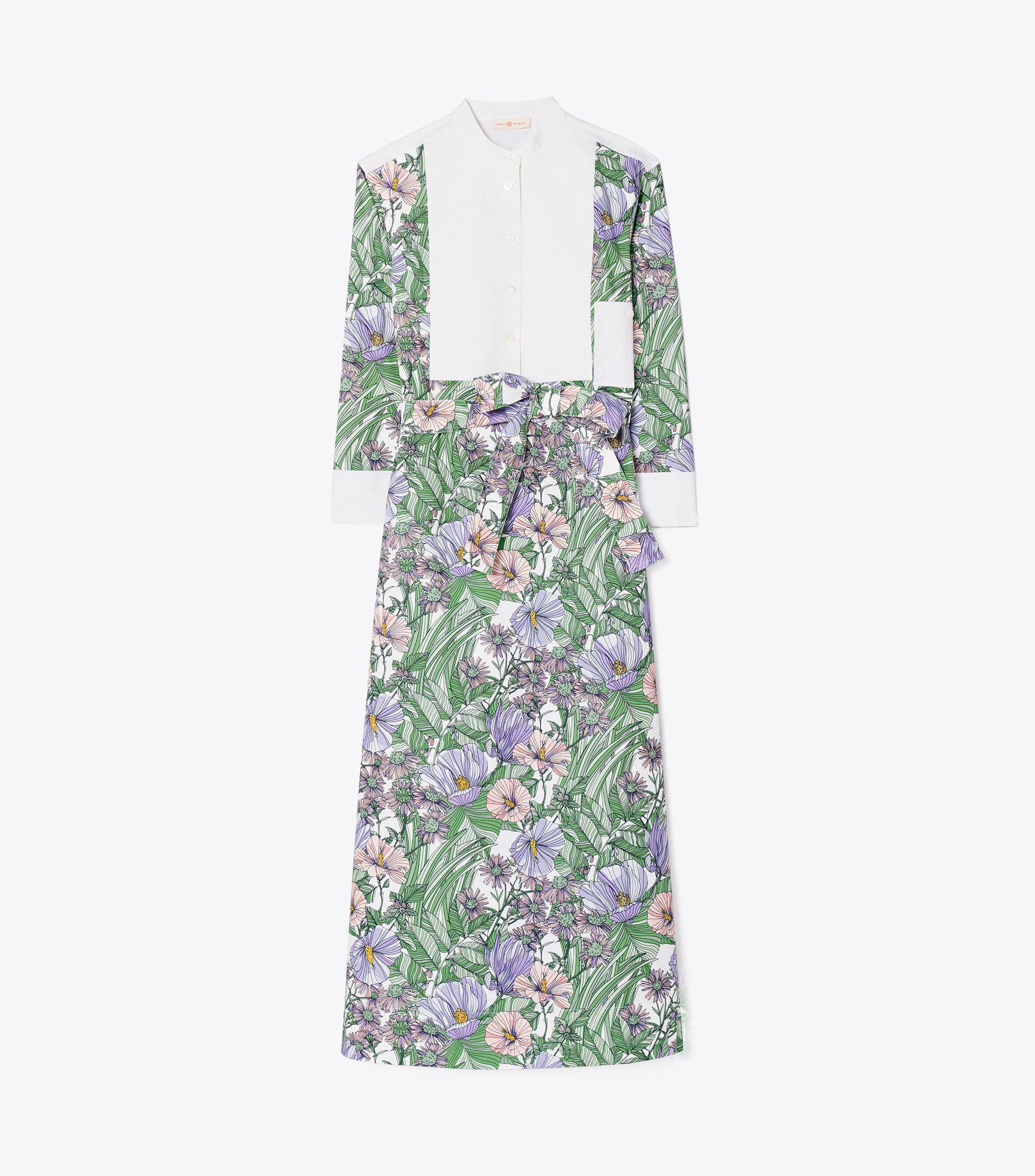 Bib-Front Printed Caftan | Tory Burch (US)