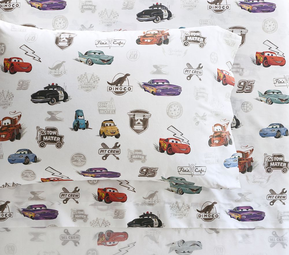 Disney and Pixar Cars Heritage Organic Sheet Set | Pottery Barn Kids