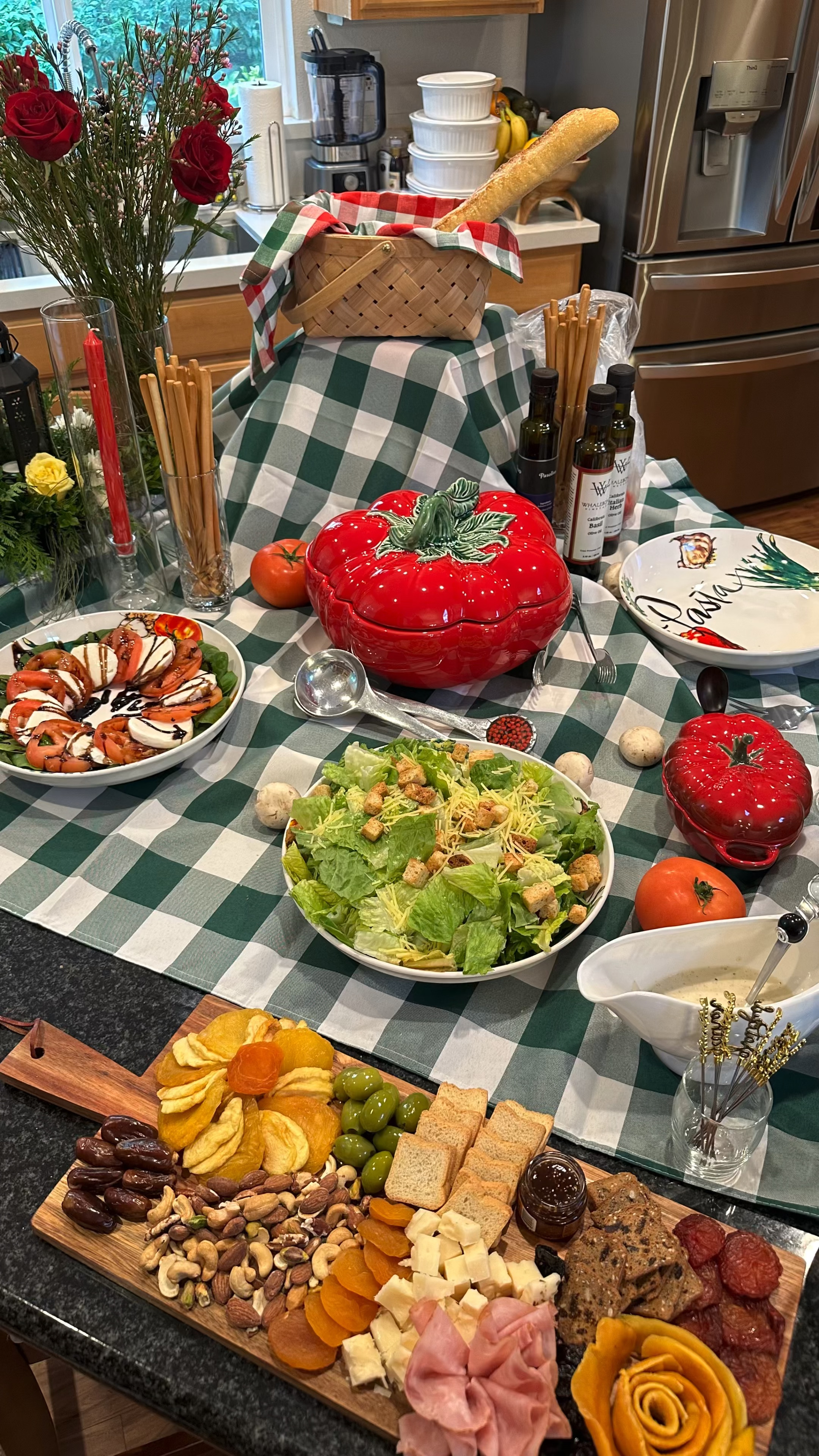 Mesa temática italiana