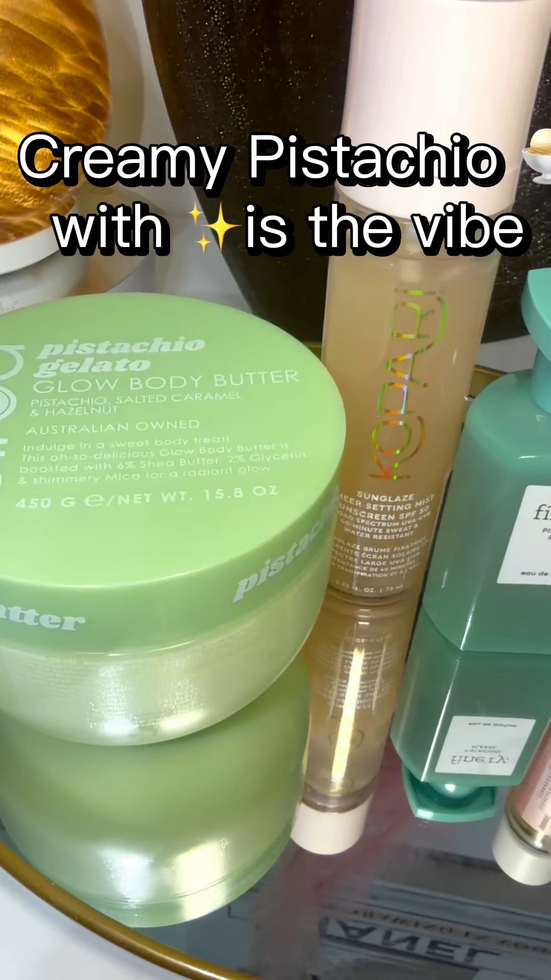 Pistachio ice cream is exactly what this laying combo gives, it’s amazing if you love gourmand creamy fragrances these are for you with a side of SPF because a glow up is always Warranted!!! I’ve linked them below….

#LTKMothersDay #LTKselfcare #LTKBeauty