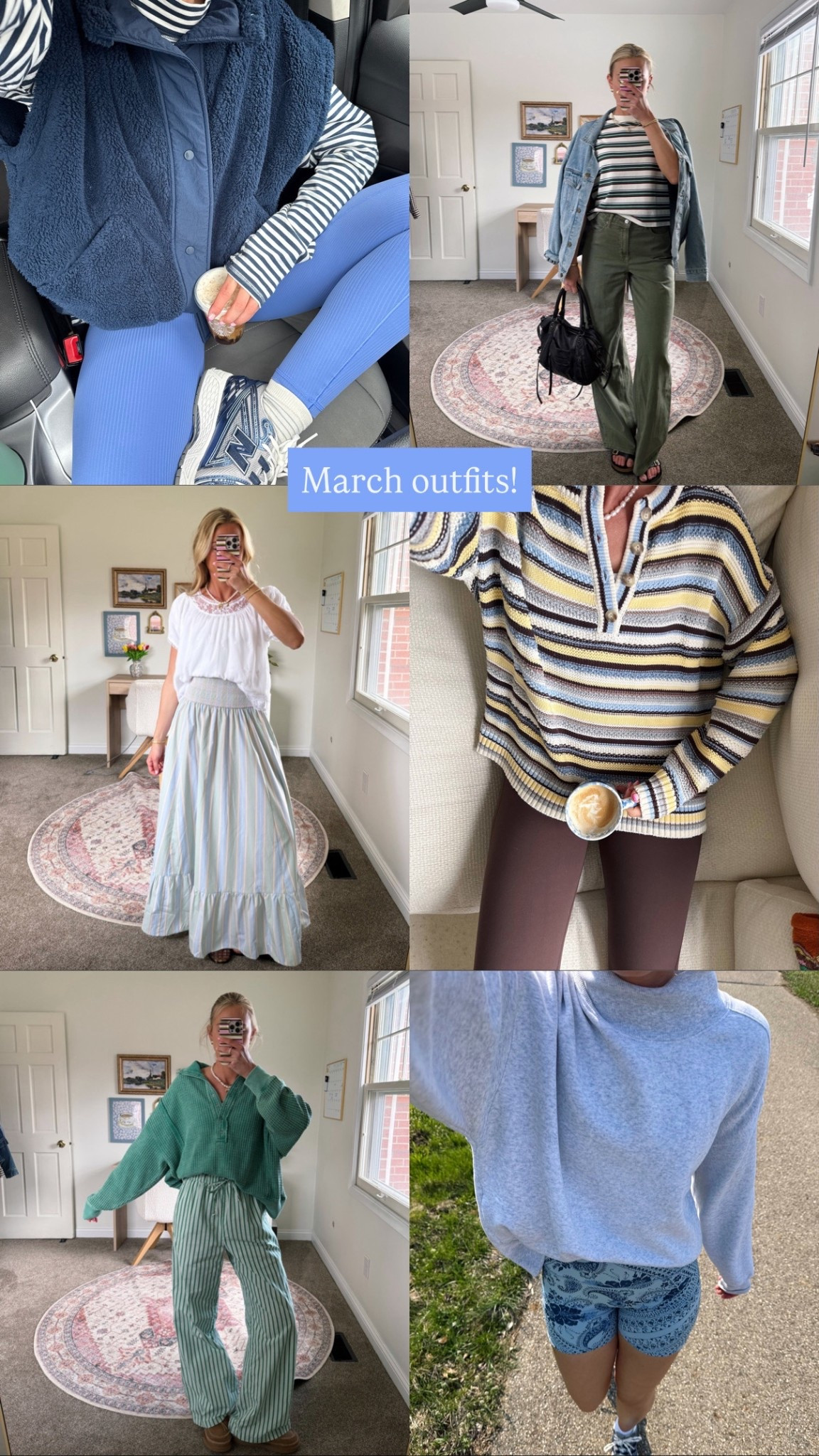 Part 3- favorite outfits of March 🌼🫐🦚