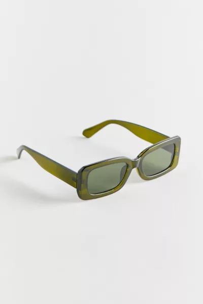 Fairfax Chunky Rectangle Sunglasses | Urban Outfitters (US and RoW)