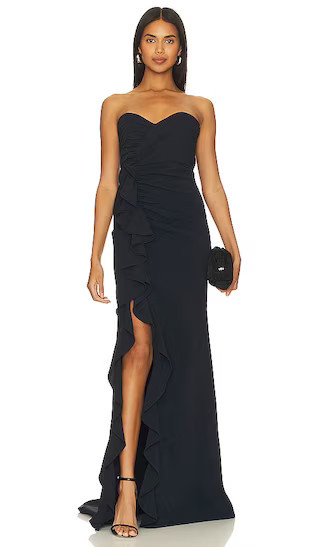 Hyde Gown in Navy | Fall Maxi Dress Fall Navy Gown Fall Gown Fall Gowns Strapless Dress | Revolve Clothing (Global)