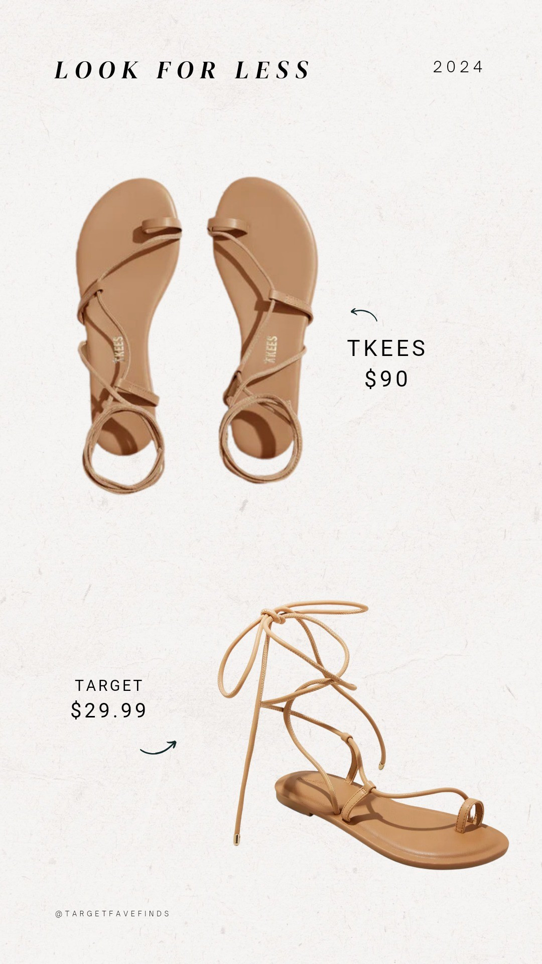 Look for less wrap sandals, lace up sandals, target shoes, target style, target finds, targetfavefinds 

#LTKSaleAlert #LTKStyleTip #LTKShoeCrush