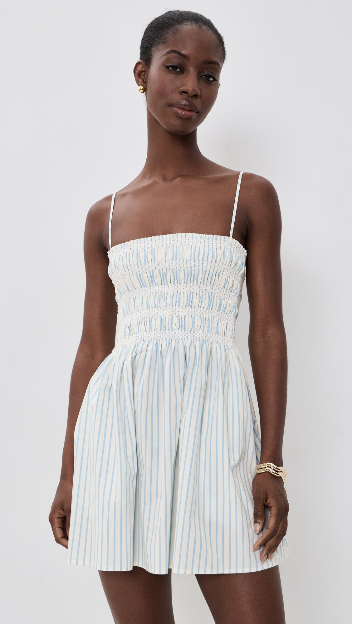Mina Smocked Bodice Mini Dress | Shopbop