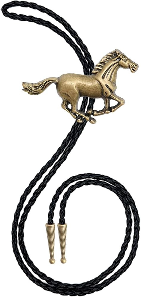 Vintage Bolo Tie for Men Western Cowboy Cowgirl Rodeo American Flag Eagle Bolo Tie for Women | Amazon (US)