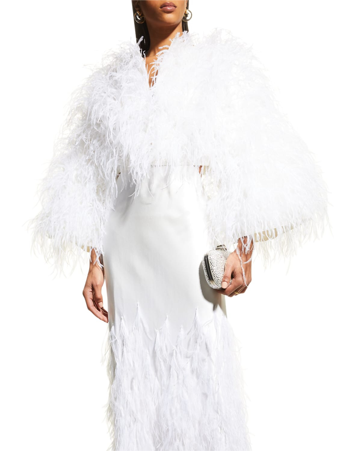 Paolo Feather Jacket | Neiman Marcus