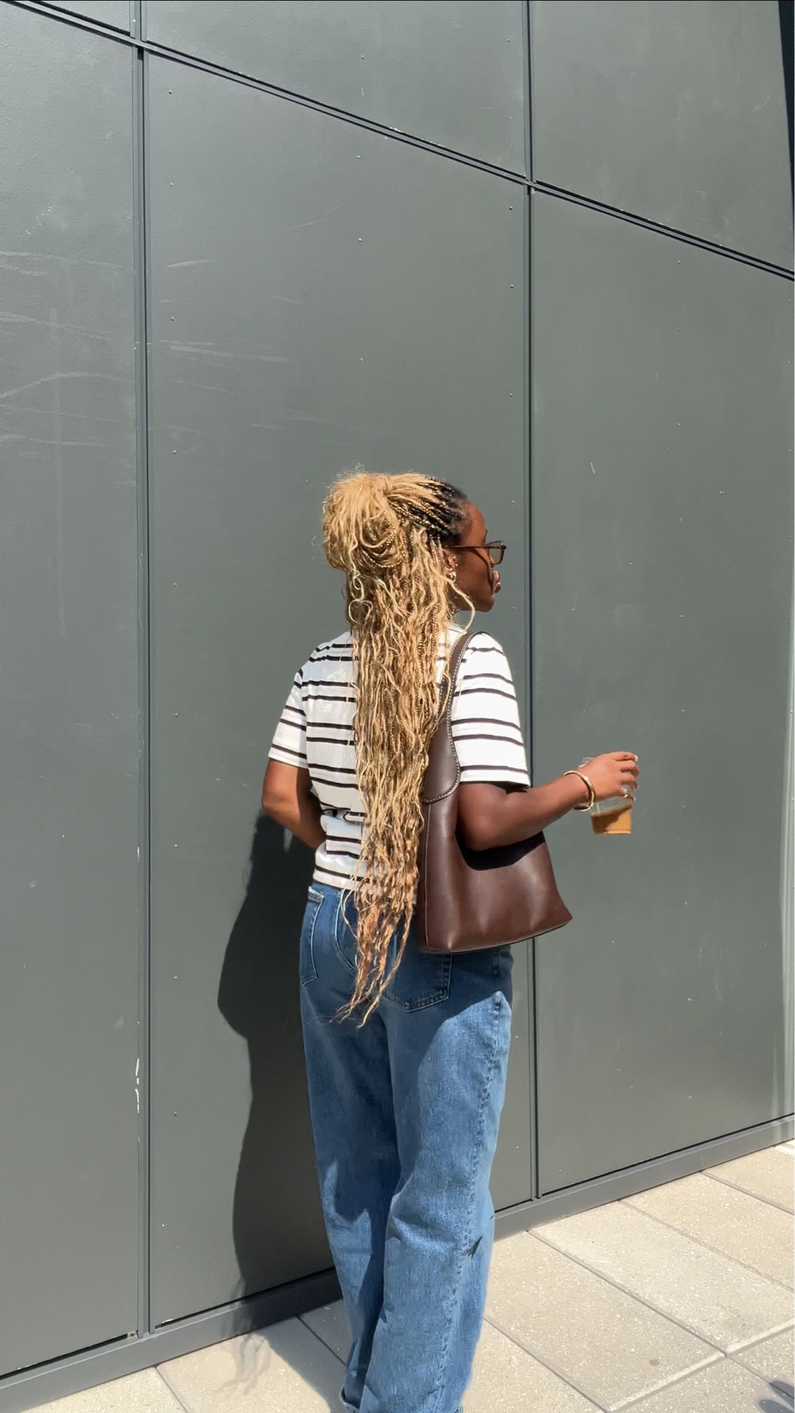 love this tee from COS (got a medium but I could’ve done a small) 

went up a size in the denim + I’m wearing the regular length, curve love line 

#LTKStyleTip #LTKFindsUnder50