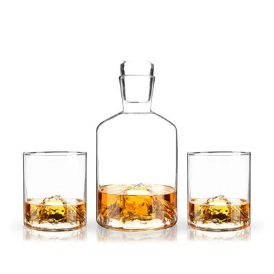 Mountain Crystal Decanter and Tumbler Set | Wayfair North America