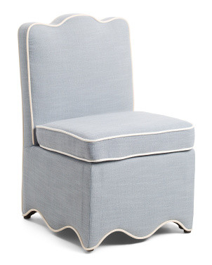 21x33 Scalloped Bottom Skirted Dining Chair | Kitchen & Dining Room | Marshalls | Marshalls