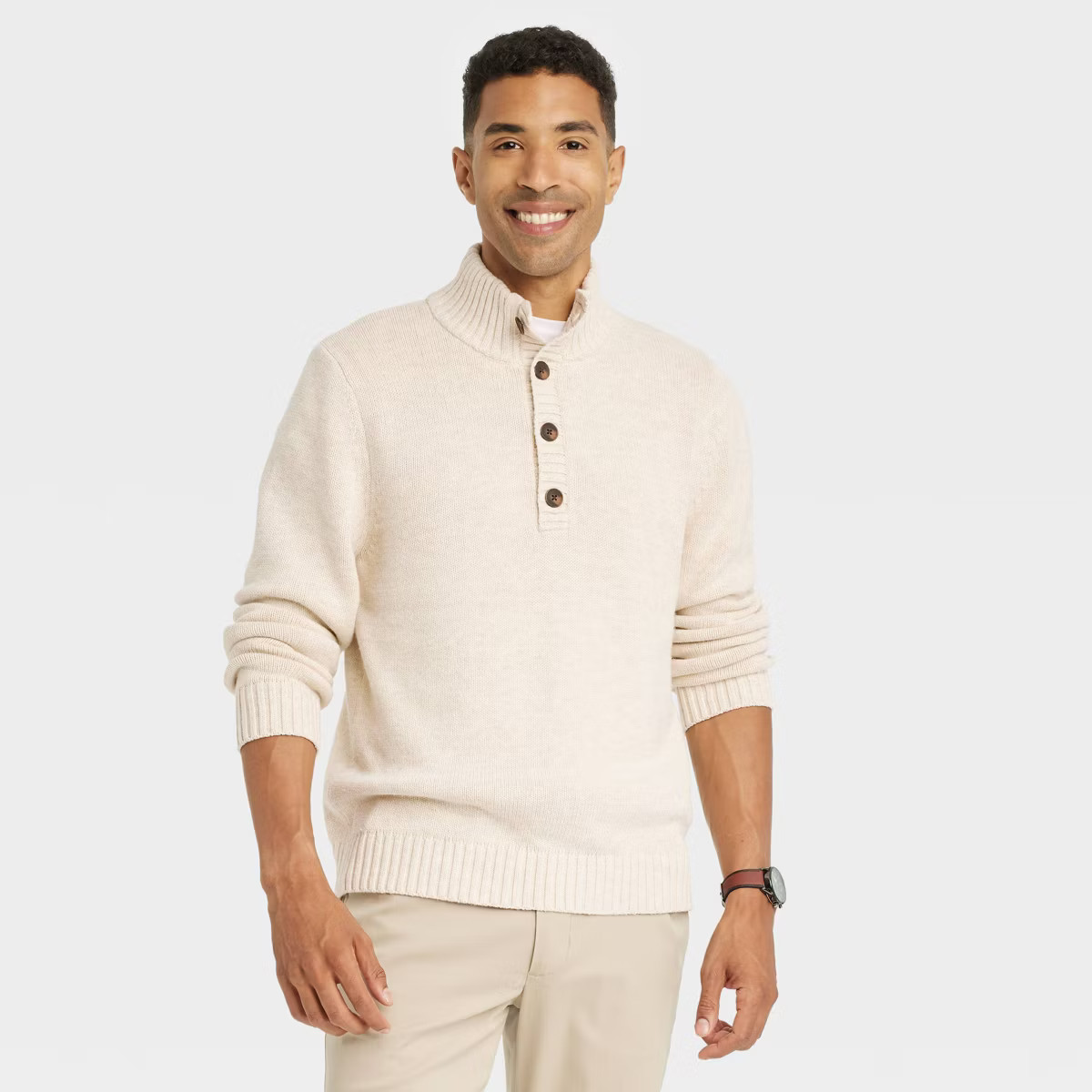 Men's Henley Pullover Sweater - Goodfellow & Co™ | Target