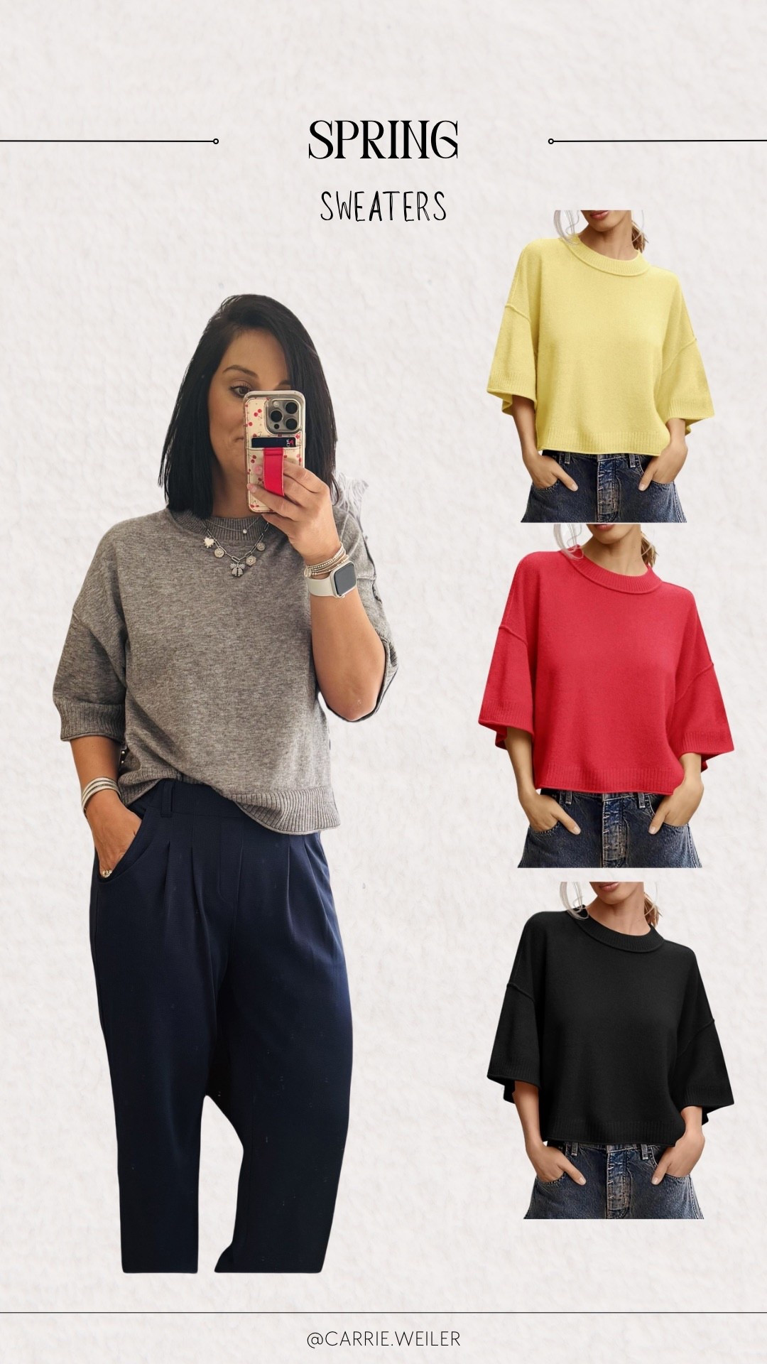 Cute spring sweaters!  I’m wearing a small.



#LTKootd #LTKWorkwear #LTKOver40