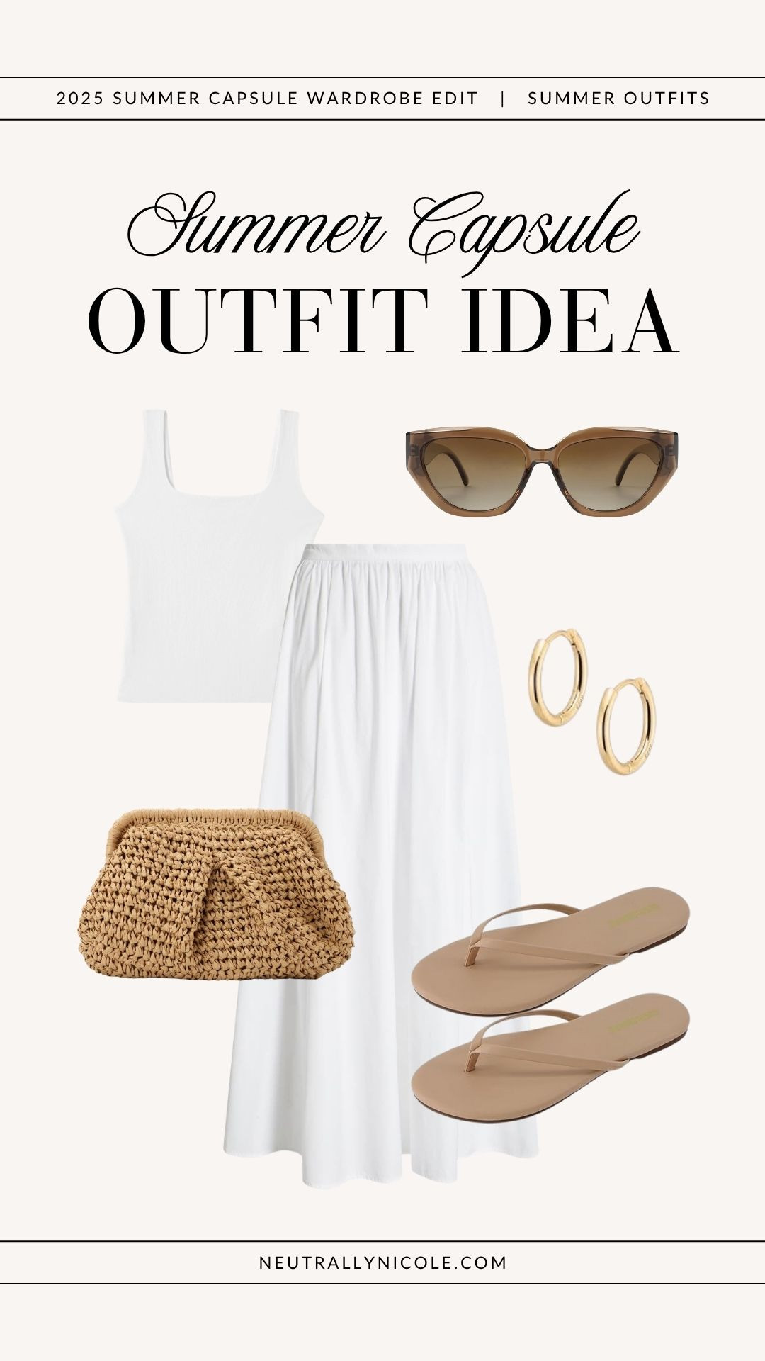 Summer capsule outfit idea | summer outfit, summer outfits, 2025 summer capsule wardrobe, summer capsule outfits, summer staples, summer wardrobe staples, summer closet staples, summer closet essentials, summer essentials, summer basics, summer style, 2025 summer fashion trends, summer bag, summer shoes, summer sandals, summer neutrals, summer 2025, neutral outfit, neutral outfits, neutral style, minimalist outfit, minimalist outfits, minimalist fashion

 

#LTKPetite #LTKSaleAlert #LTKShoeCrush #LTKItBag #LTKStyleTip #LTKFindsUnder50 #LTKFindsUnder100 #LTKTravel #LTKSeasonal