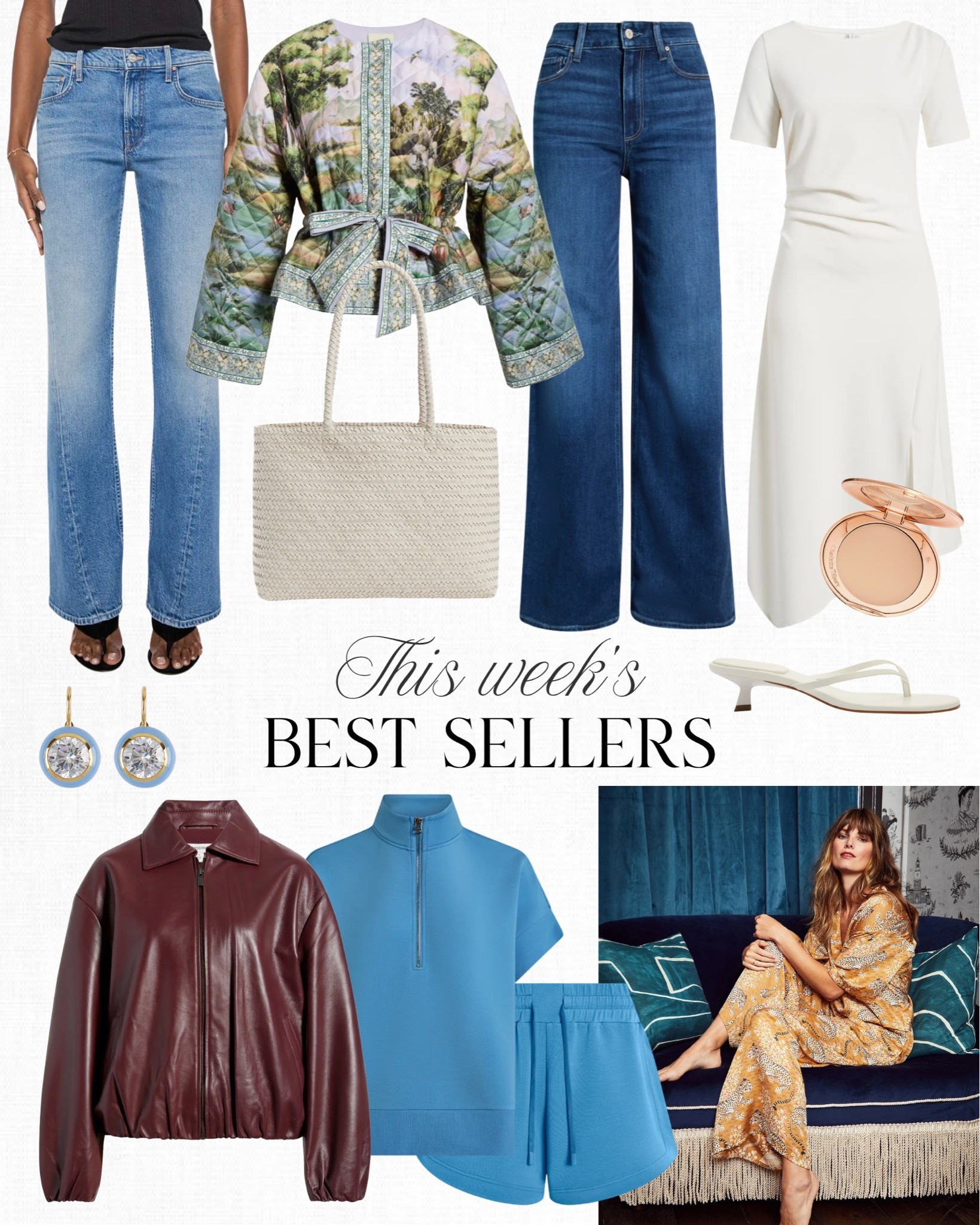 This weeks best sellers are perfect! I keep talking about these new bootcut jeans that I can’t get enough of! I love the twisted seam detail and that it’s mid rise! I can’t even tell you how many Varley sets I own, and I’ve been reaching for this blue color a lot recently 🤍✨

#LTKOver40 #LTKSeasonal #LTKootd