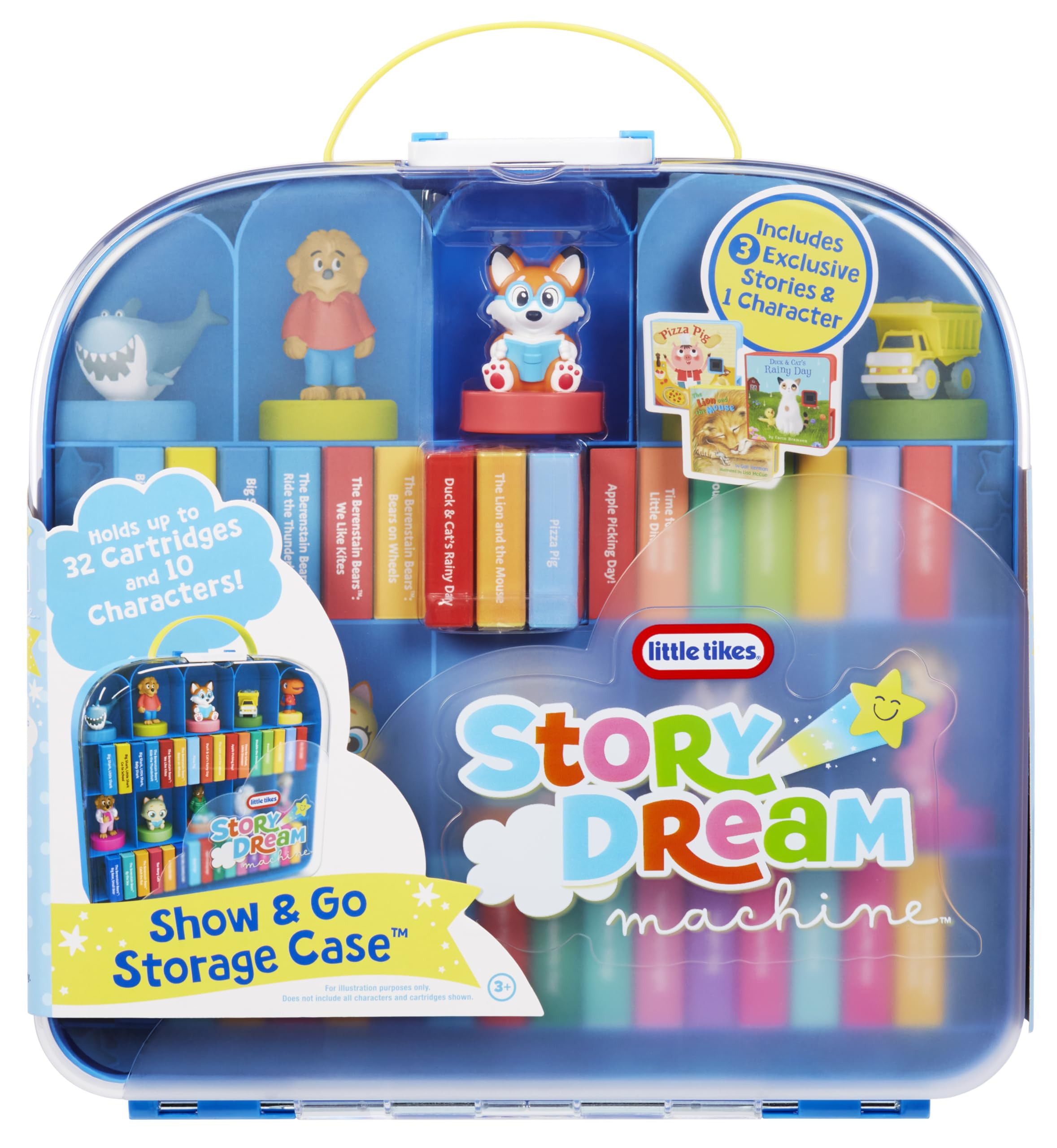 Amazon.com: Little Tikes Story Dream Machine Show & Go Storage Case, Storytime, Books, Audio Play... | Amazon (US)