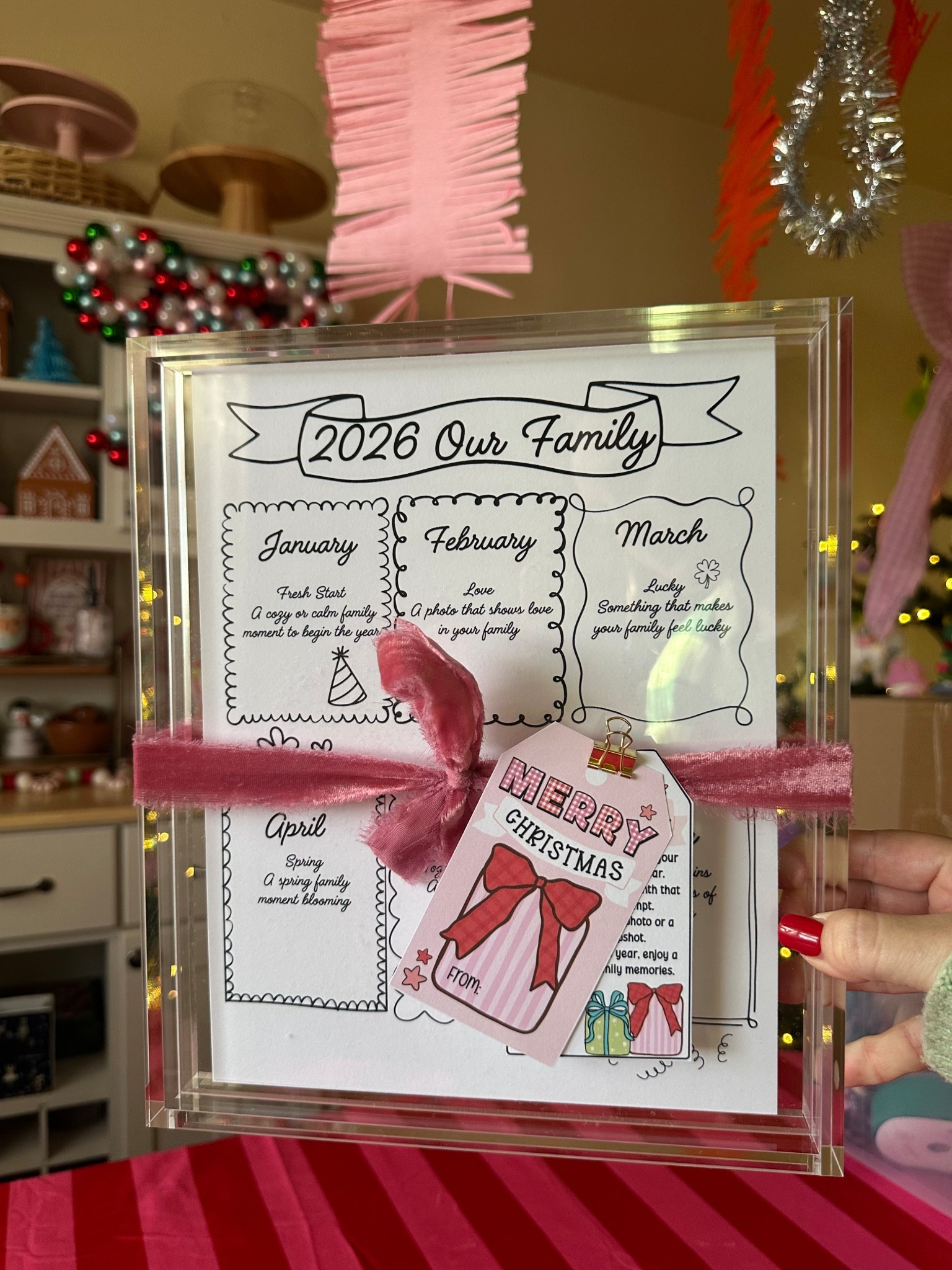 This gift means so much to me! Love how it turned out. So meaningful and a memory a month to have something to look back on the year.

#LTKGiftGuide #LTKSeasonal #LTKHoliday