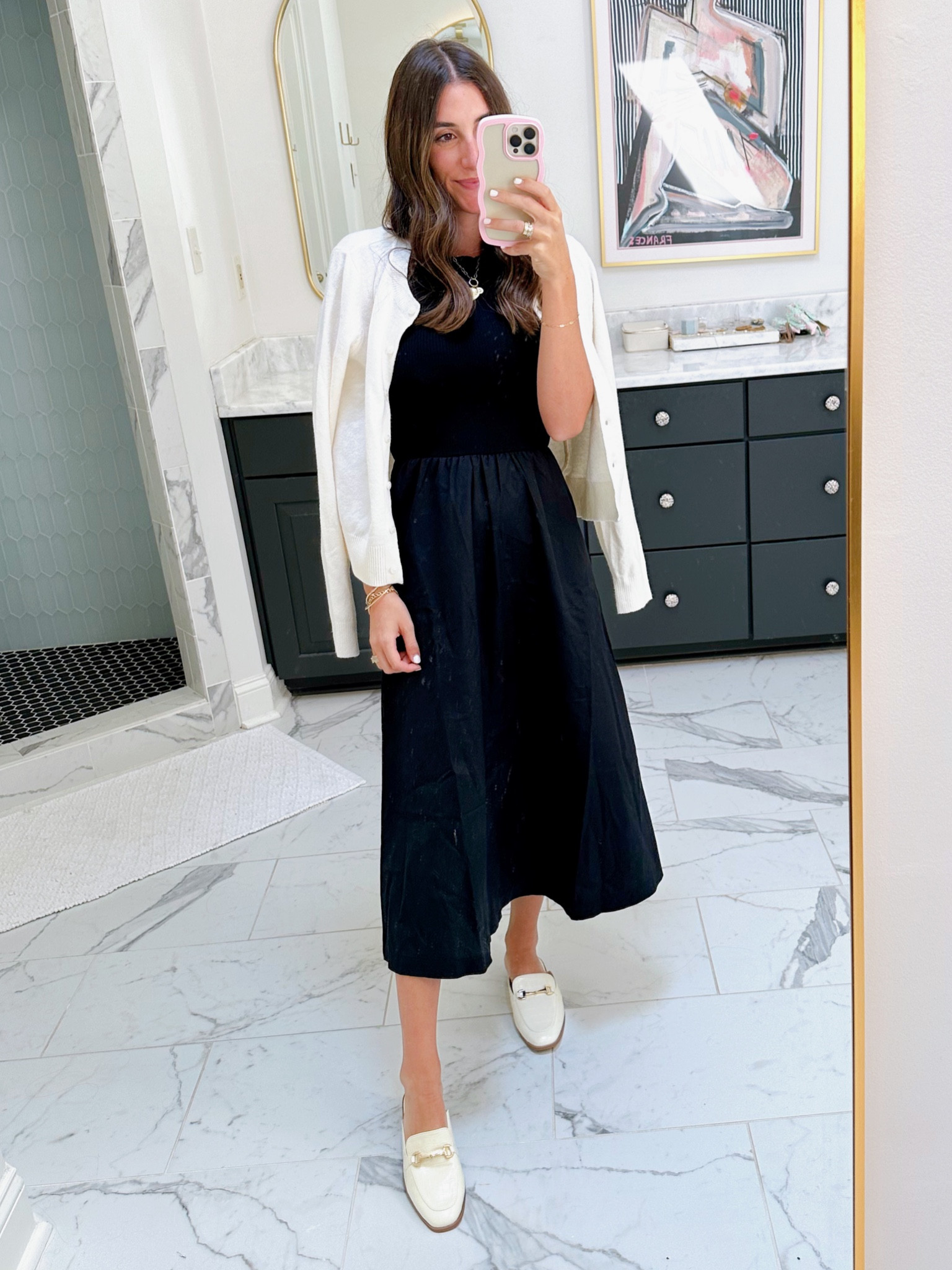 Work appropriate fall transition outfit