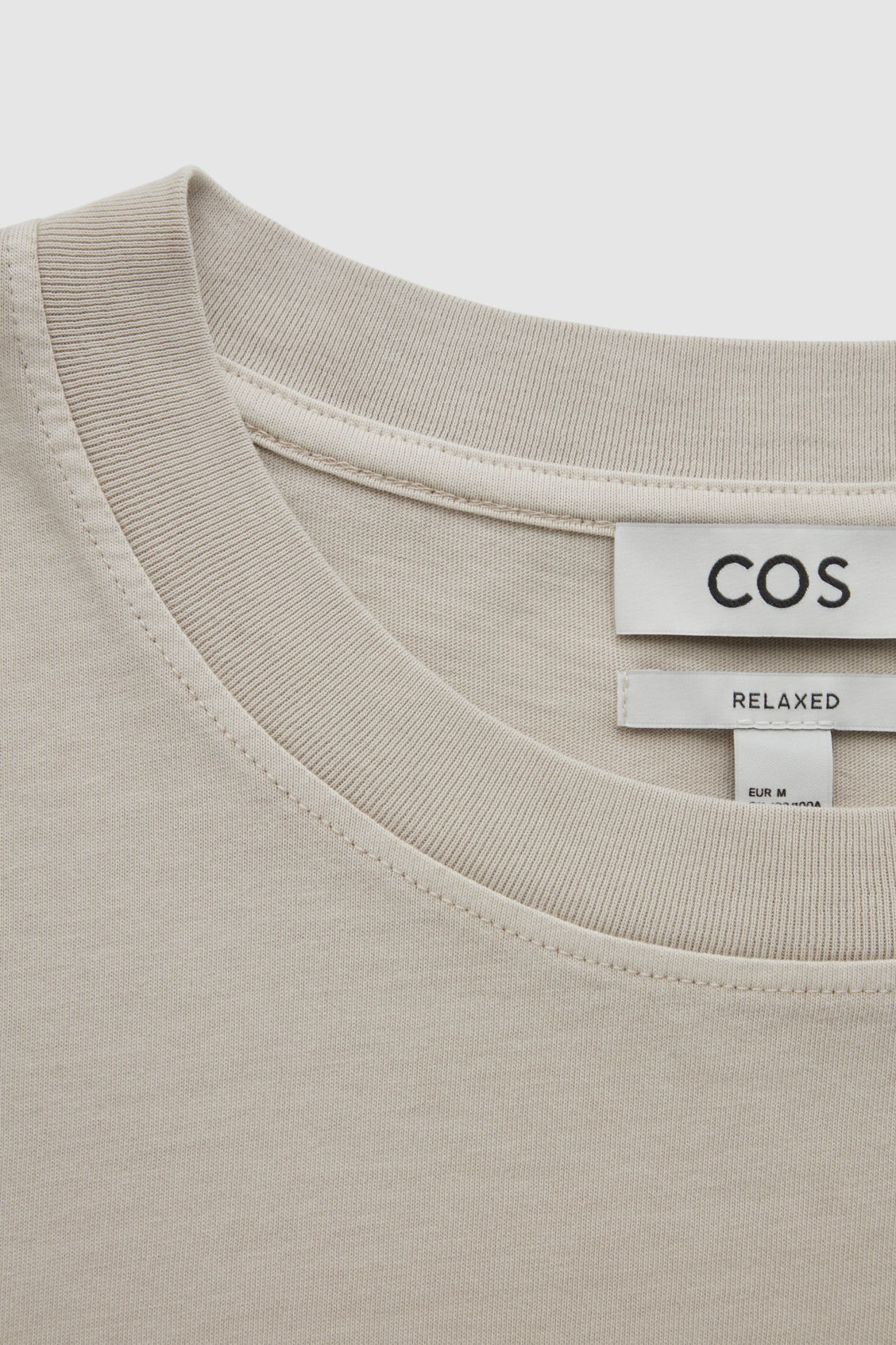 OVERSIZED-FIT T-SHIRT - Light beige - T-shirts - COS | COS (US)