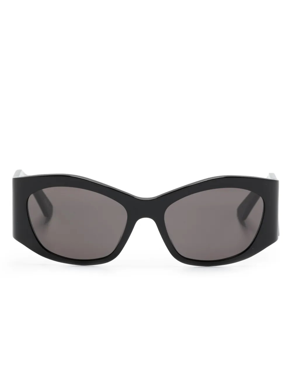 Balenciaga Eyewear rectangle-frame Sunglasses | Black | FARFETCH GR | Farfetch Global