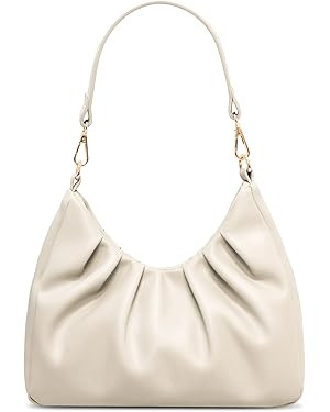 Shoulder Bags for Women, Cute Soft Small Clutch Purses,PU Leather Hobo Crossbody Tote Dumpling Ba... | Amazon (US)