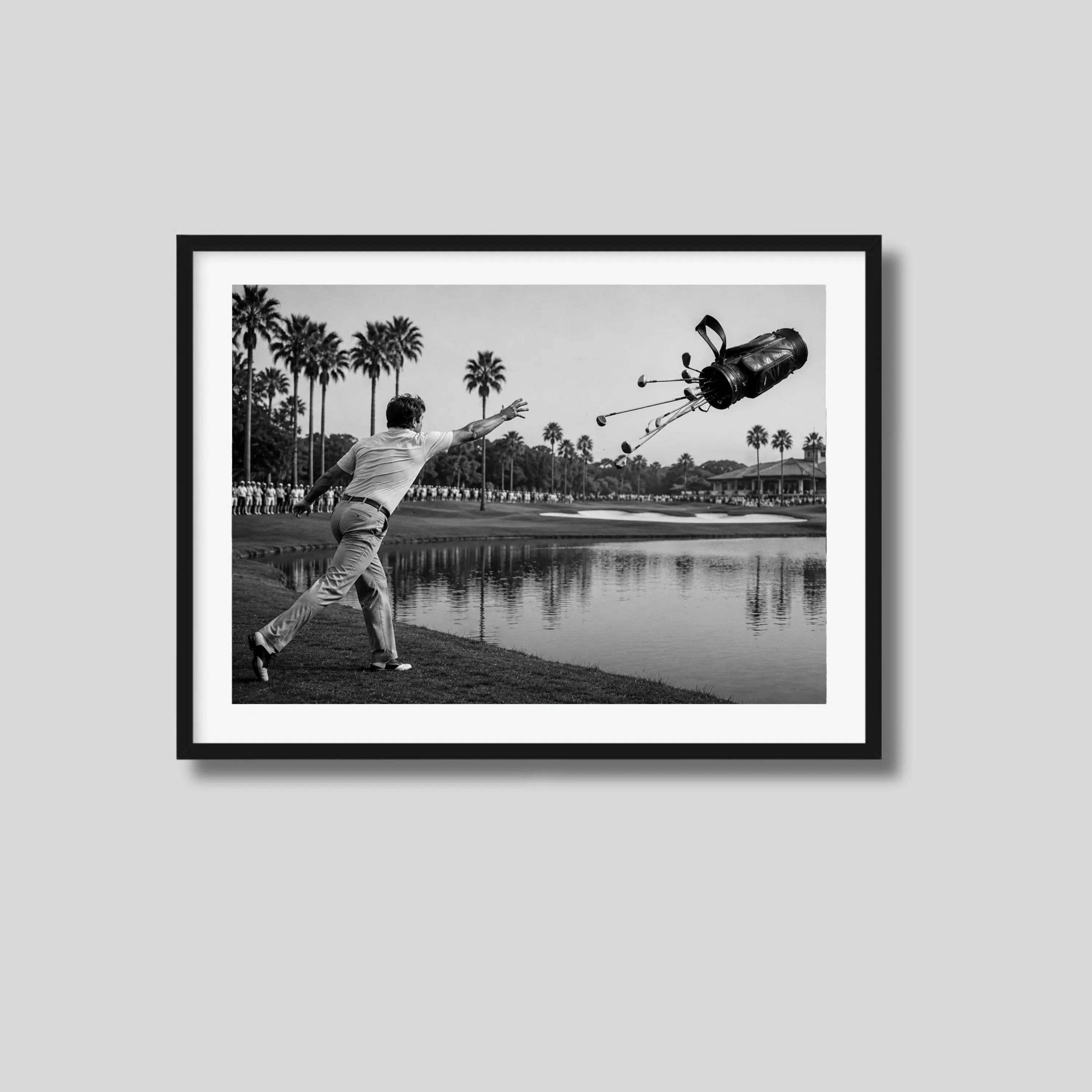 Golf Wall Art Print, Black and White Golf Poster, Vintage Sports Decor, Golf Course Photography, Golfer Gift Artwork | Etsy (Global)