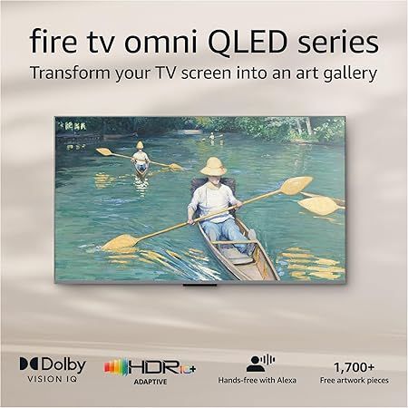 Amazon Fire TV 65" Omni QLED Series 4K UHD smart TV, Dolby Vision IQ, Fire TV Ambient Experience,... | Amazon (US)