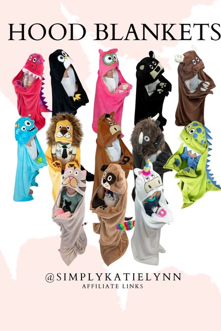 Snuggle up with these cozy kids hooded blankets!

#LTKKids #LTKFamily #LTKGiftGuide