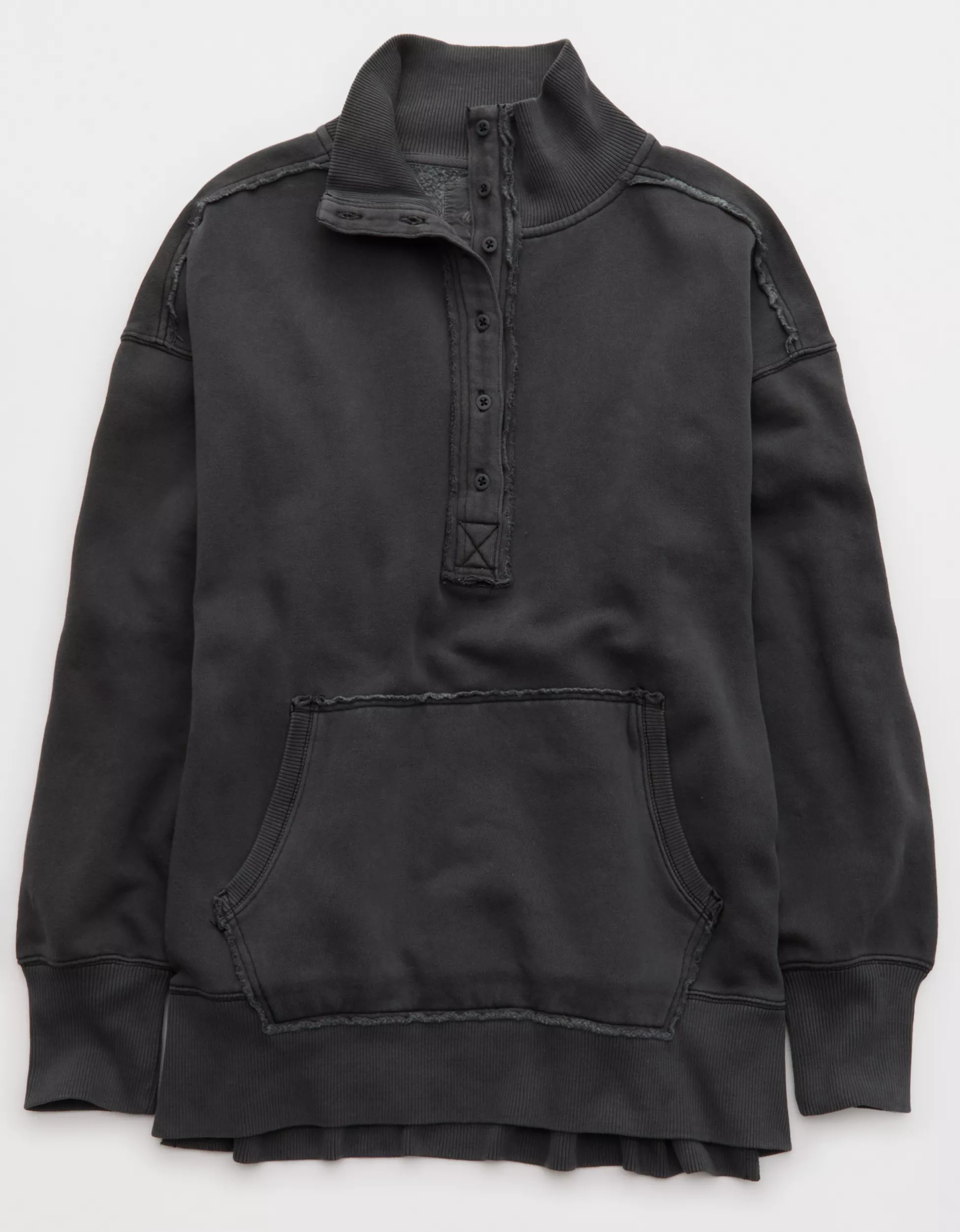 Aerie Vintage Popover Polo Sweatshirt | American Eagle Outfitters (US & CA)