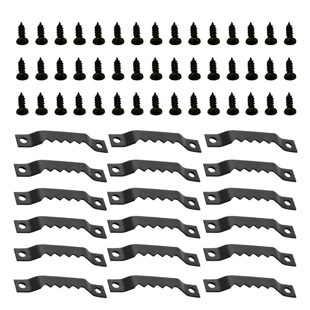 150Pcs Hooks Serrated Creative Hooks Single Hole Picture Frame Hangers Holders with 300Pcs Screws... | Walmart (CA)