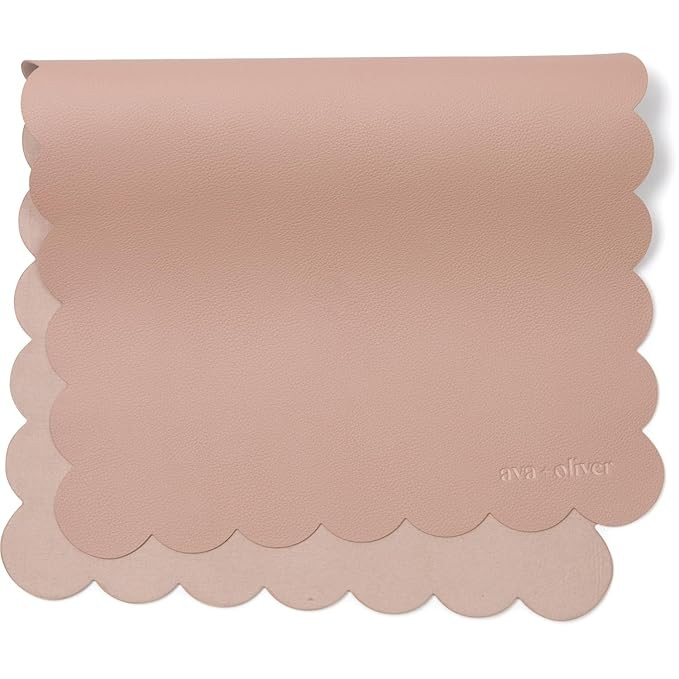 Vegan Leather Baby Changing Mat (16 X 30 in) - Multipurpose Wipeable and Portable Diaper Changing... | Amazon (US)