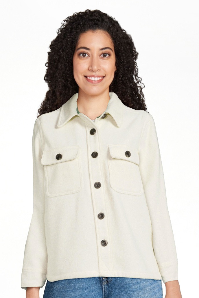 Free Assembly Women's Wool Blend Shirt Jacket | Walmart (US)