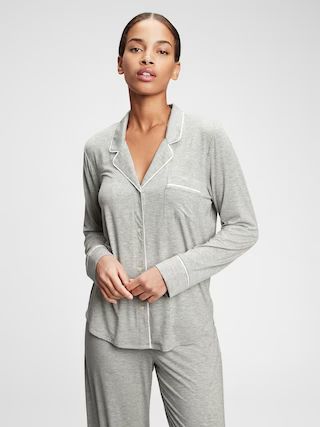 LENZING&#x26;#153 TENCEL&#x26;#153 Modal Pajama Shirt | Gap (US)