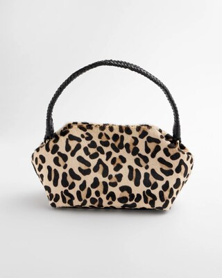 Leopard Haircalf Braided Handle Bag | Chico's