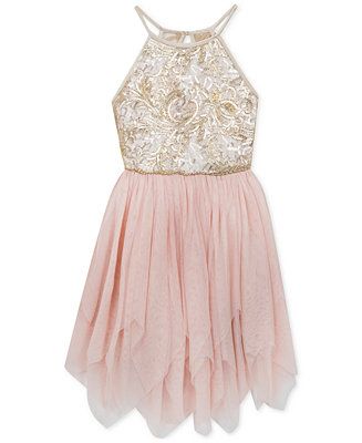 Rare Editions Big Girls Sequin Mesh Dress & Reviews - Dresses - Kids - Macy's | Macys (US)