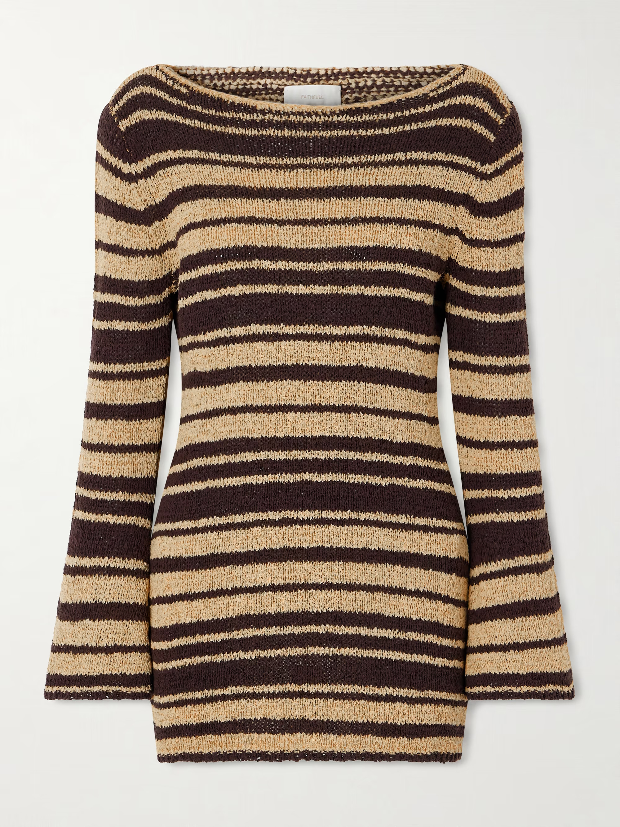 Mica striped cotton-blend mini dress | NET-A-PORTER (UK & EU)