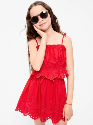 Sleeveless Tie-Shoulder Top for Girls | Old Navy (US)